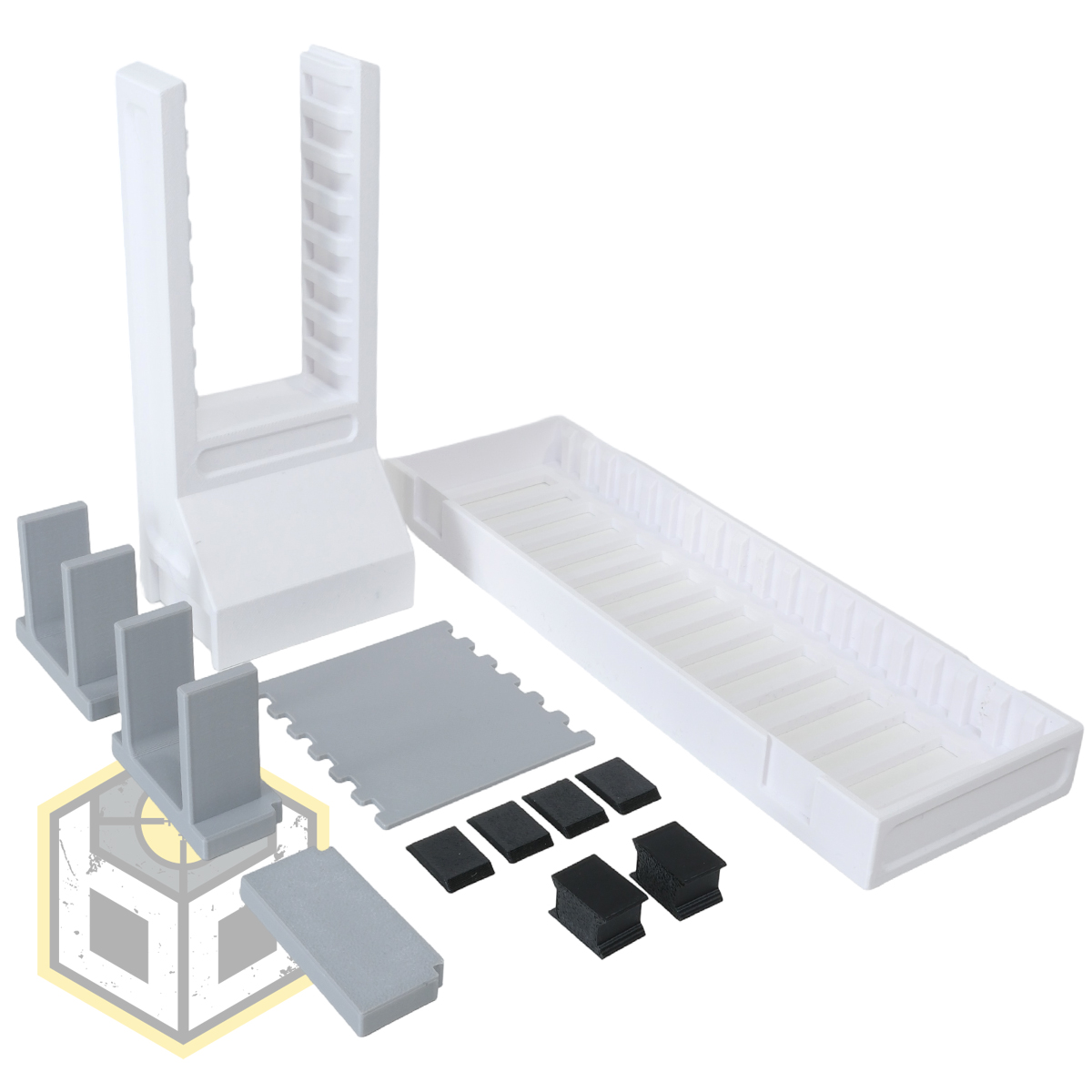 UM Pistol Stand Set White 9