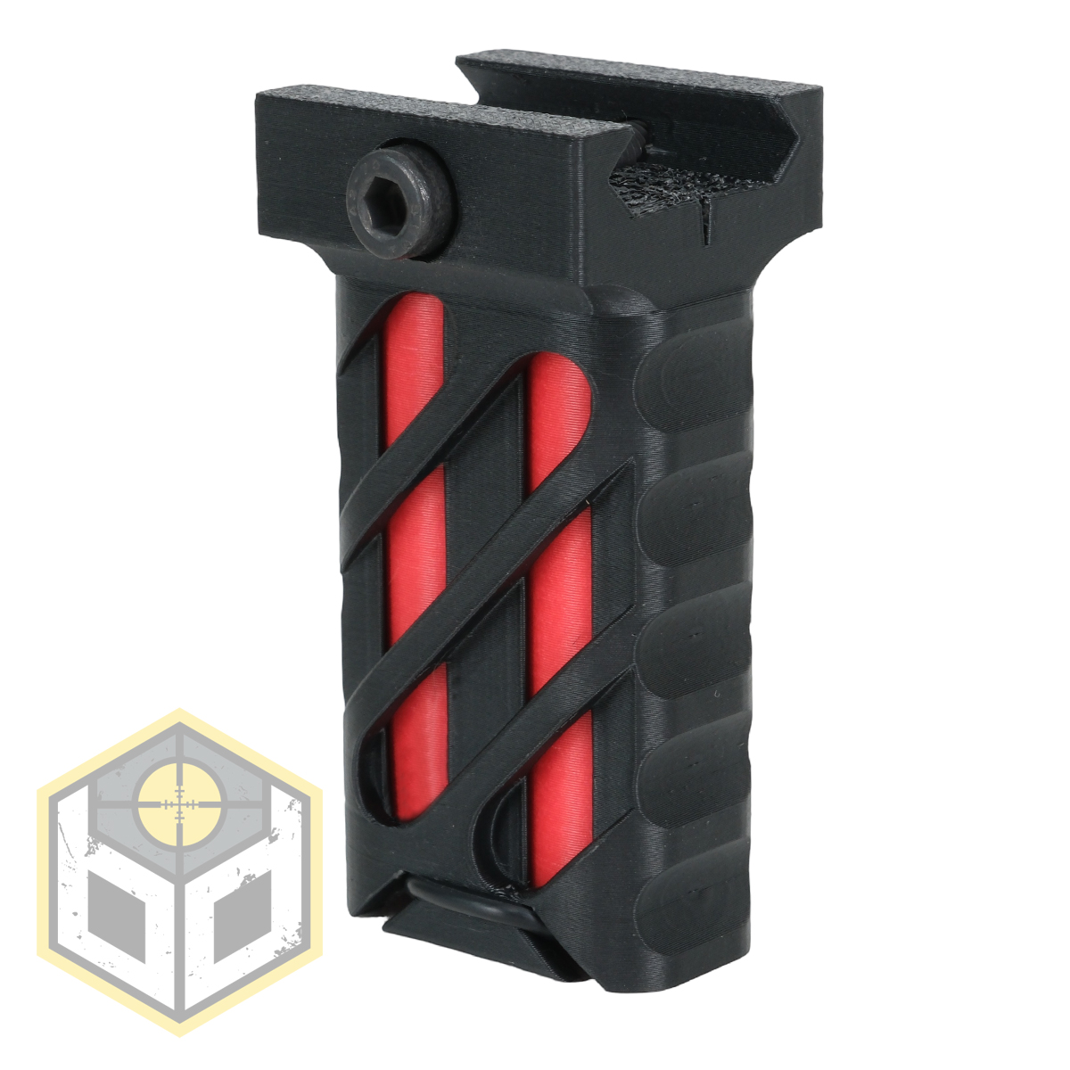 5KU Skeletonised Vertical Foregrip for Picatinny Rail V1 Diagonal Set