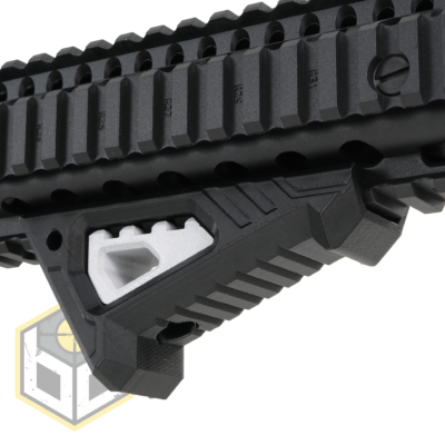 AFG Stubby Picatinny Rail Angled Foregrip Easy Fit Black with Grey Insert