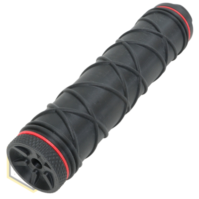 Airsoft Suppressor M4/AR-15 182 14mm CCW with Dummy Rap and Cord