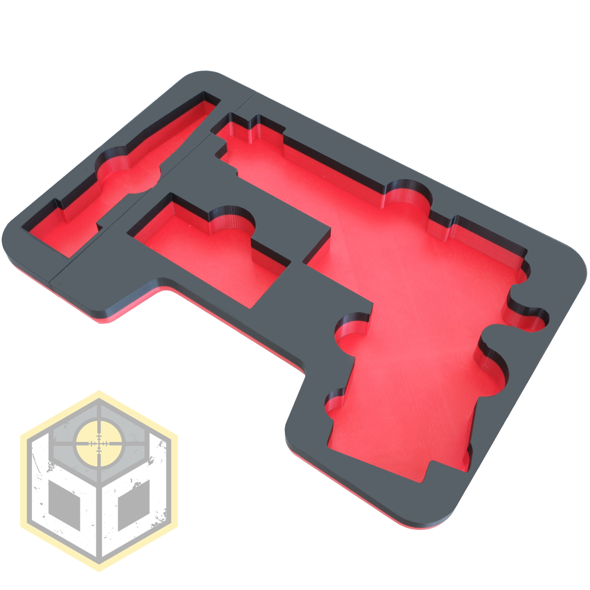 Baba Yaga Combat Master Hi-Capa Pistol Case Insert for SRC and Trimex Arms Hard Case Red