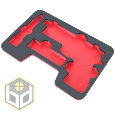 M92 Tactical Pistol Case Insert for SRC and Trimex Arms Hard Case Red